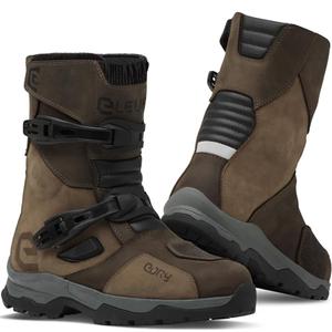 Ghete moto Eleveit X Land ADV Low E-Dry maro
