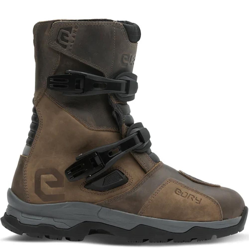 Ghete moto Eleveit X Land ADV Low E-Dry maro