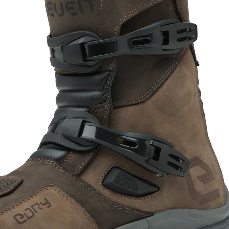 Ghete moto Eleveit X Land ADV Low E-Dry maro