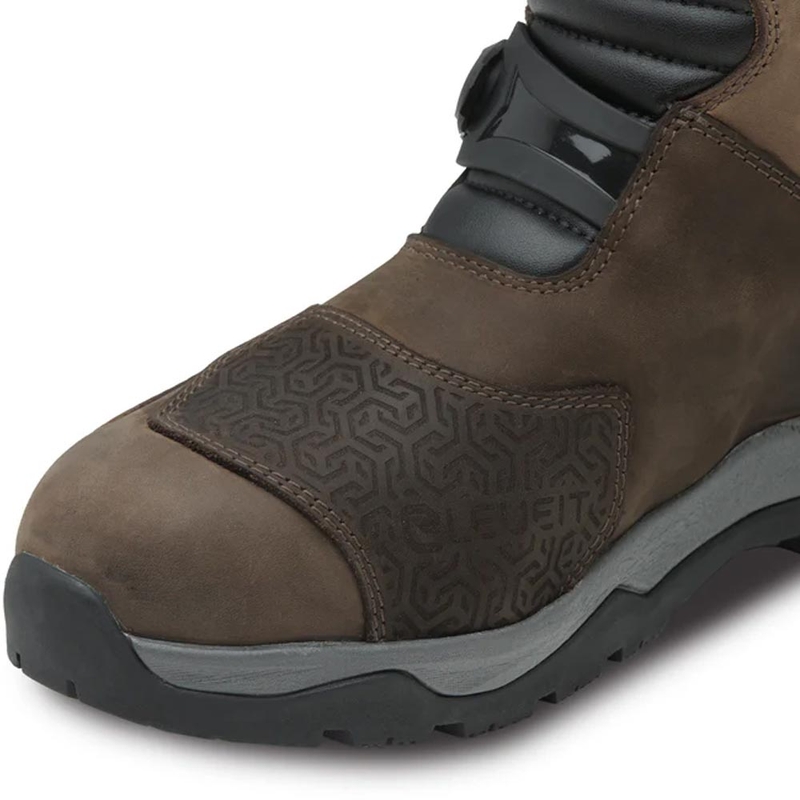 Ghete moto Eleveit X Land ADV Low E-Dry maro