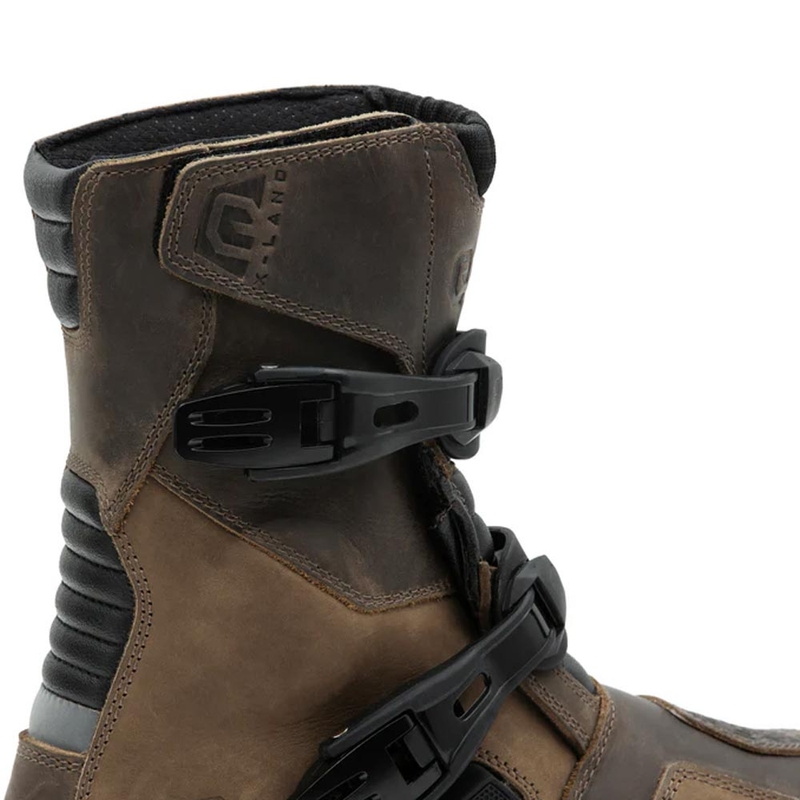 Ghete moto Eleveit X Land ADV Low E-Dry maro