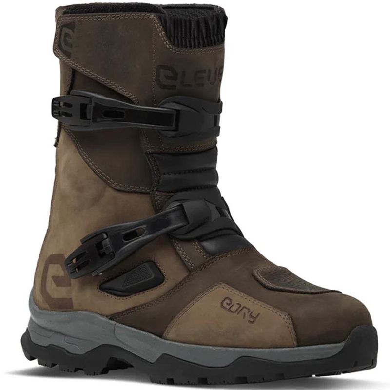 Ghete moto Eleveit X Land ADV Low E-Dry maro