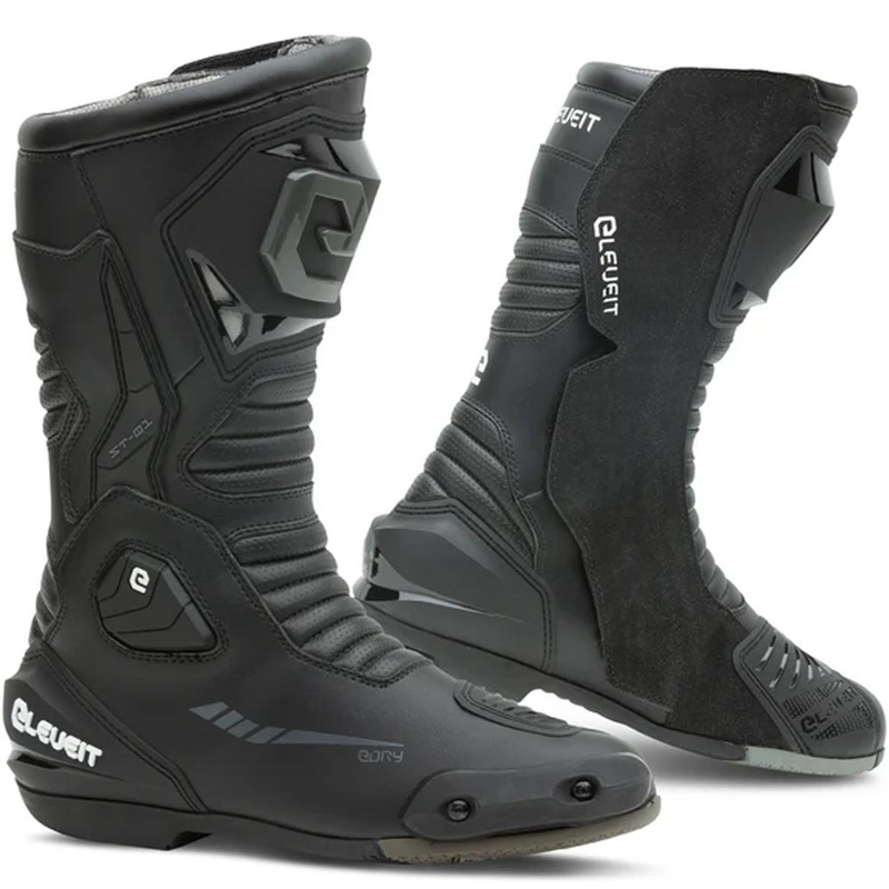 Ghete moto Eleveit ST-01 E-Dry negre