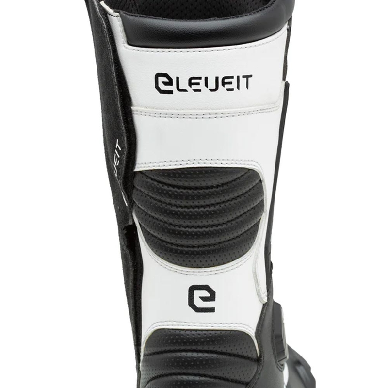 Ghete motociclete Eleveit ST-01 negru-alb