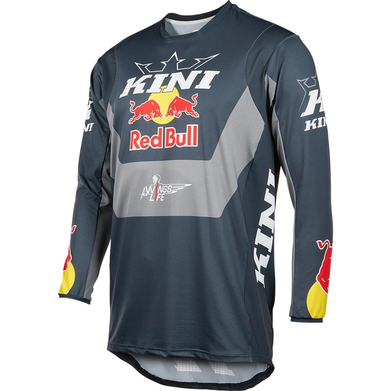 Tricou motocross KINI Red Bull MXC 1.0 antracit