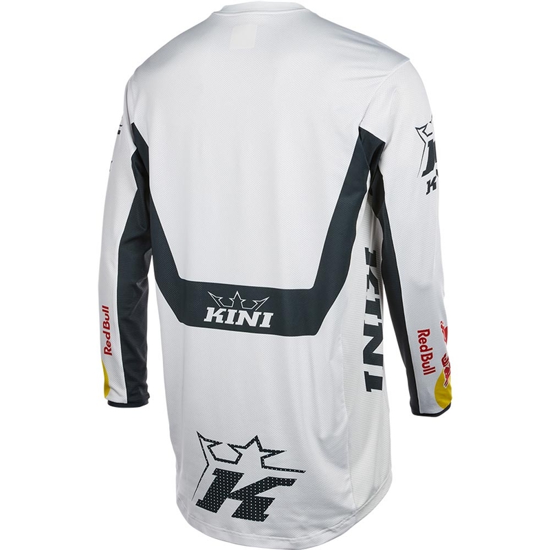 Tricou motocross KINI Red Bull MXC 1.0 alb