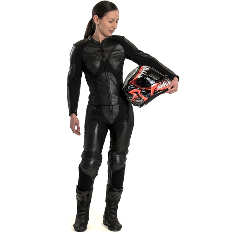 Costum moto dama Rebelhorn Rebel negru