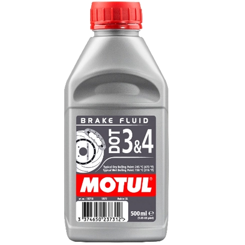 Lichid de frână Motul Dot 3 și 4 0,5 l