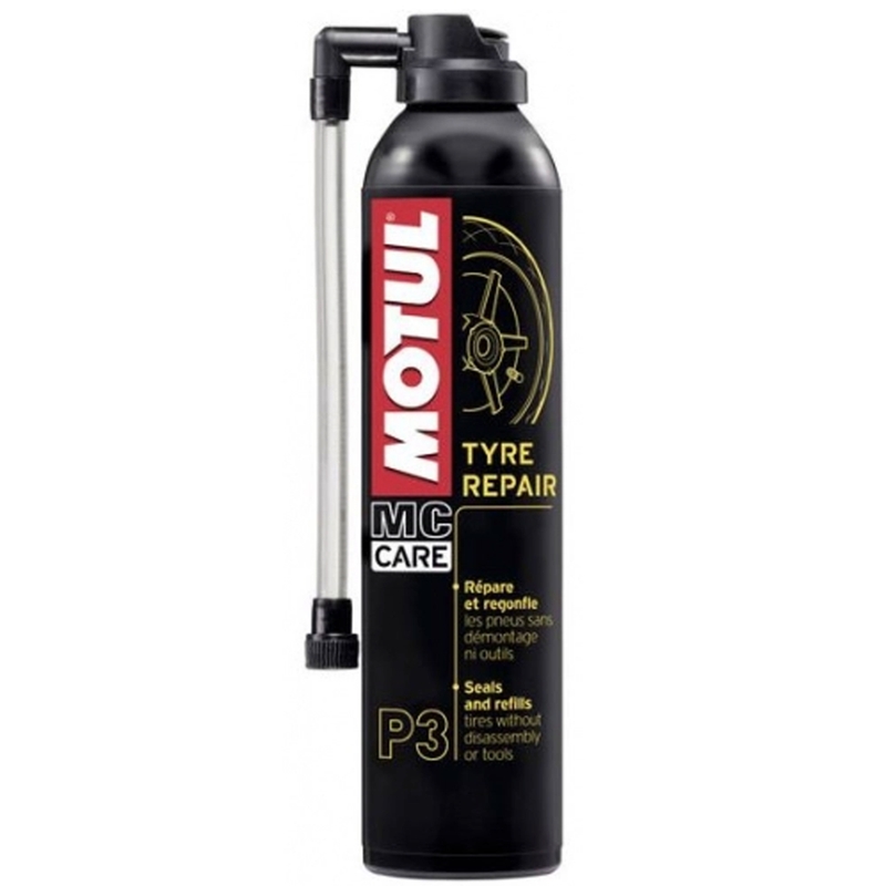 Spray pentru repararea anvelopelor Motul P3 Tyre repair 300 ml