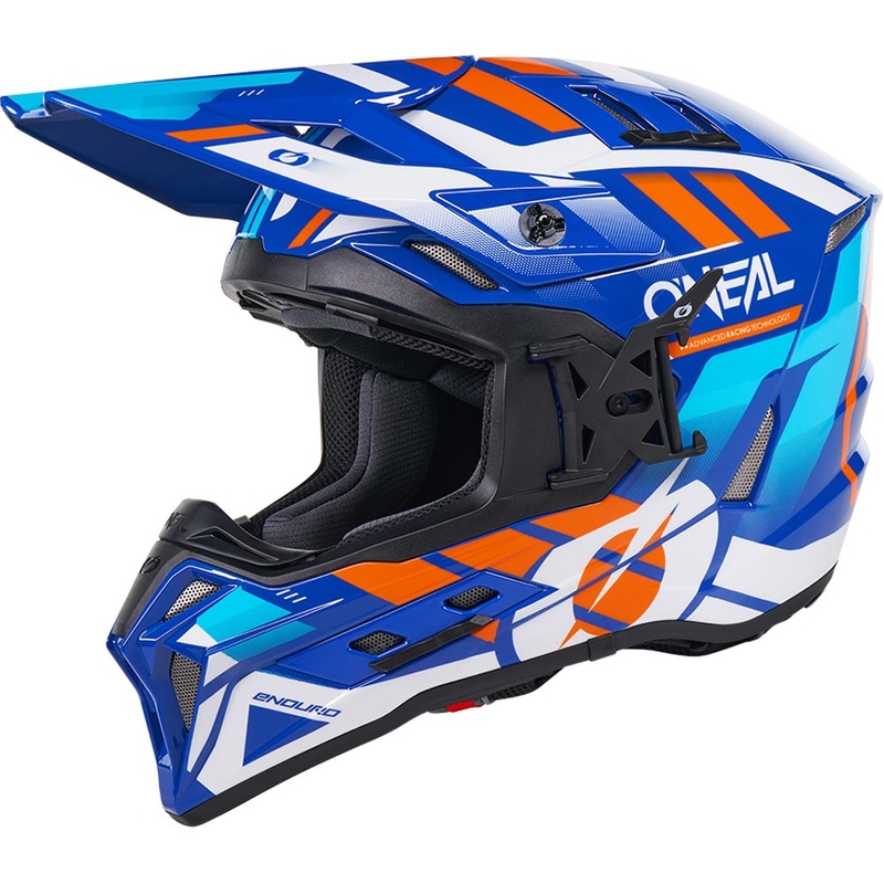 Cască motocross O´Neal EX-SRS Albastru praf-portocaliu