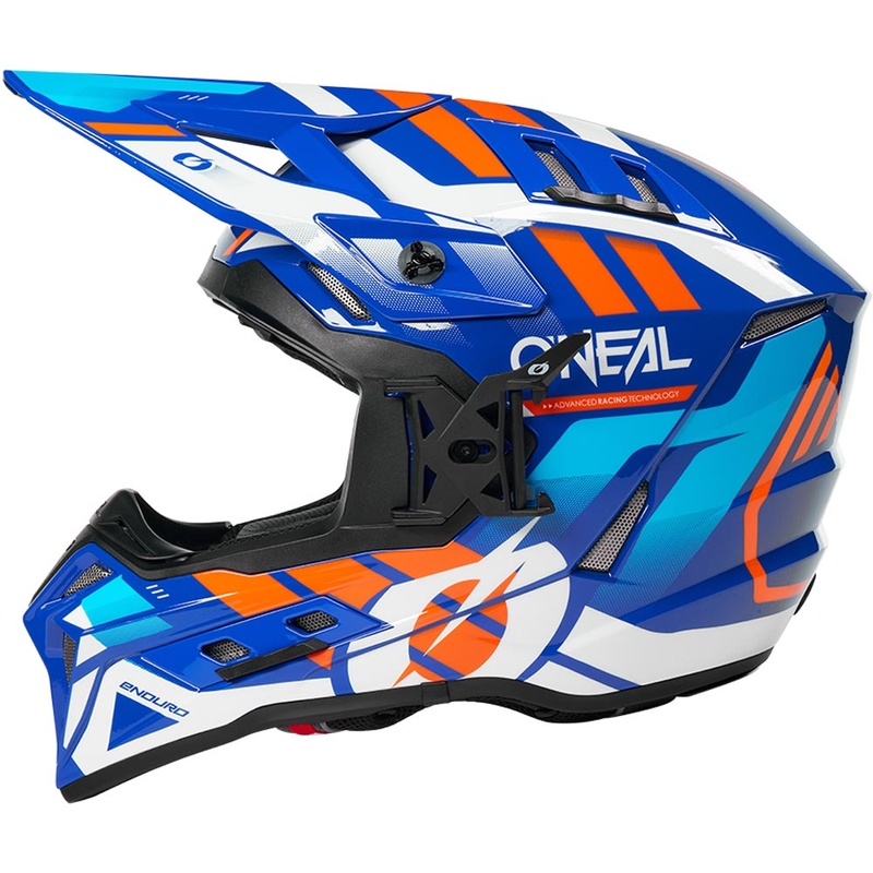 Cască motocross O´Neal EX-SRS Albastru praf-portocaliu