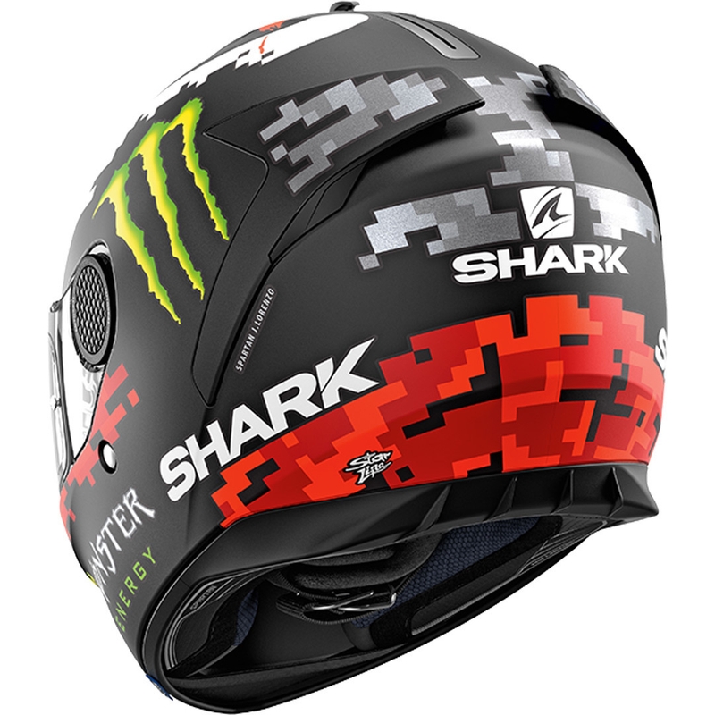 Cască integrală SHARK SPARTAN 1.2 Lorenzo Monster 2018 Mat Sale lichidare