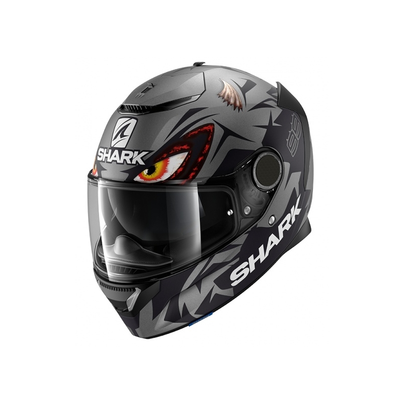 Cască integrală SHARK SPARTAN 1.2 Lorenzo Austria GP Mat negru-gri lichidare