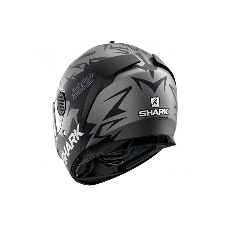 Cască integrală SHARK SPARTAN 1.2 Lorenzo Austria GP Mat negru-gri lichidare