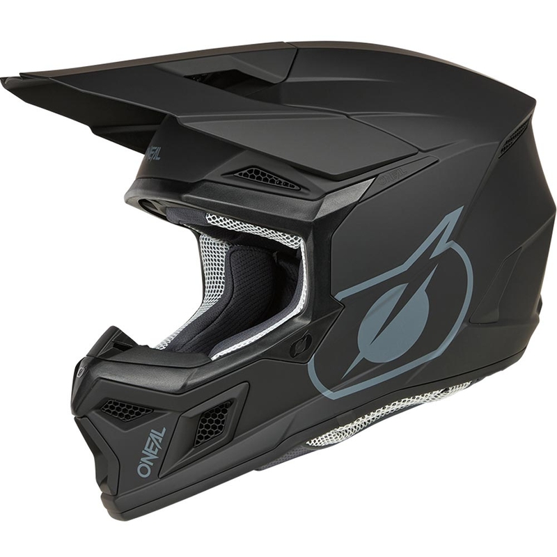 Cască motocross O´Neal 3SRS Solid negru mat