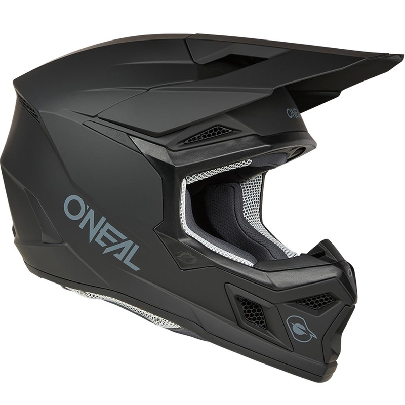 Cască motocross O´Neal 3SRS Solid negru mat
