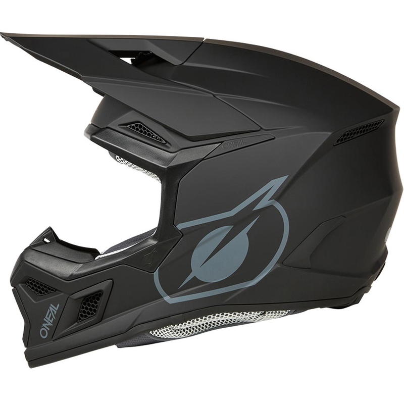 Cască motocross O´Neal 3SRS Solid negru mat