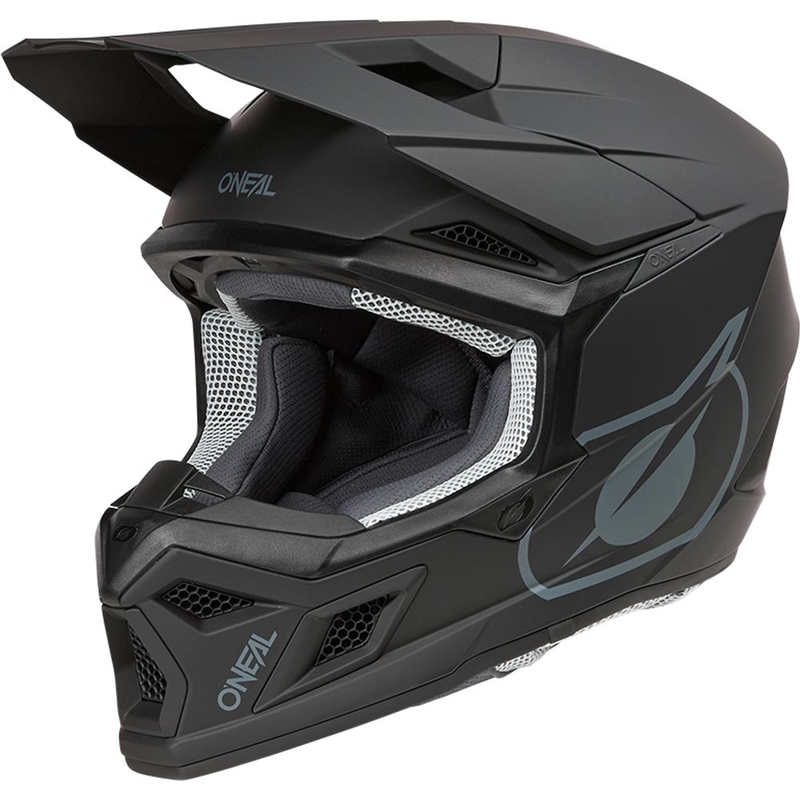 Cască motocross O´Neal 3SRS Solid negru mat