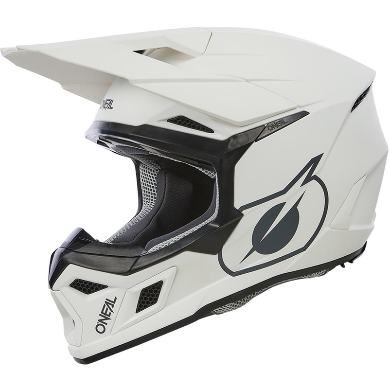 Cască motocross O´Neal 3SRS Solid alb mat