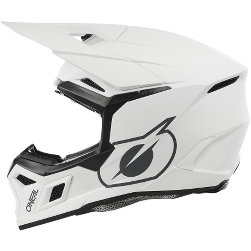 Cască motocross O´Neal 3SRS Solid alb mat