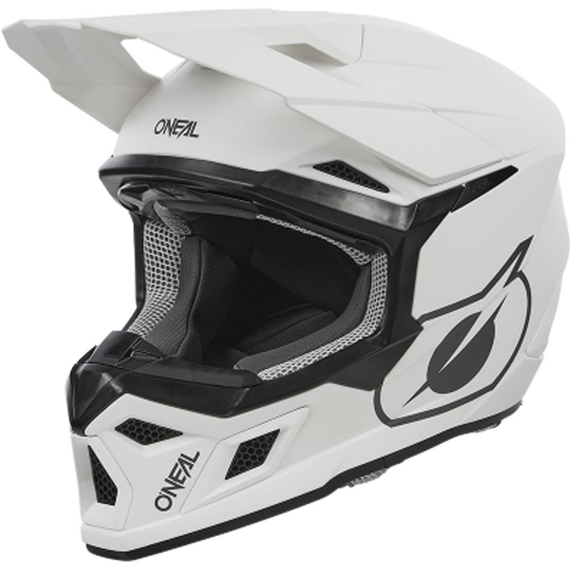 Cască motocross O´Neal 3SRS Solid alb mat