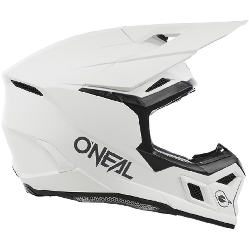 Cască motocross O´Neal 3SRS Solid alb mat