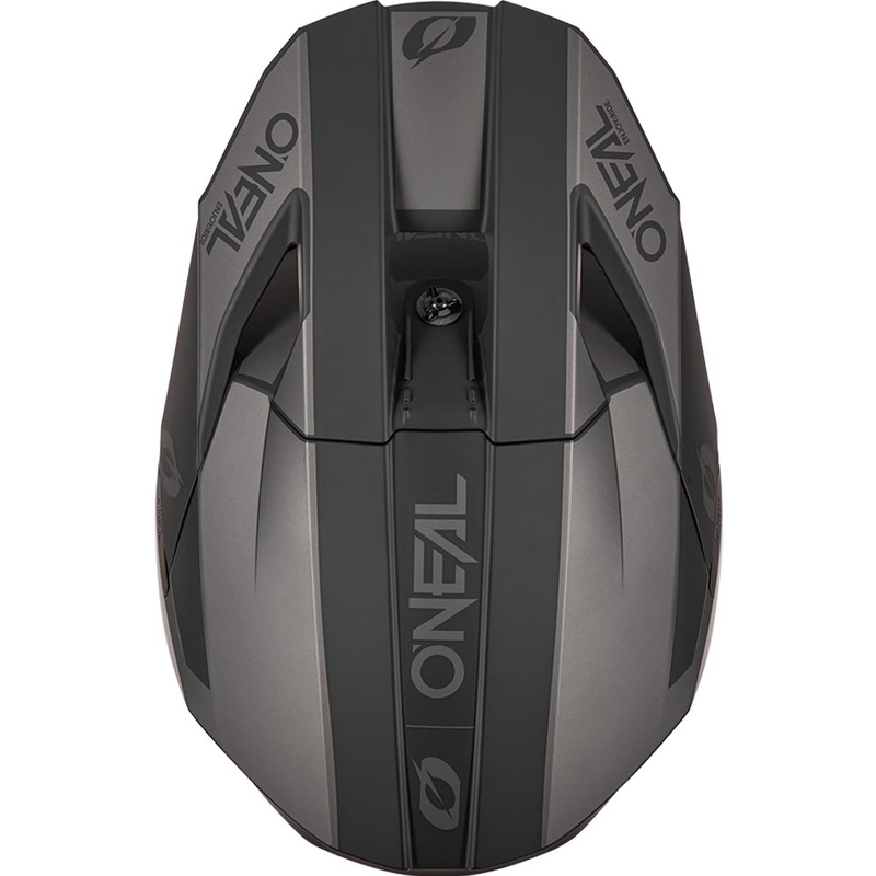 Cască motocross O´Neal 3SRS Solid negru mat-gri