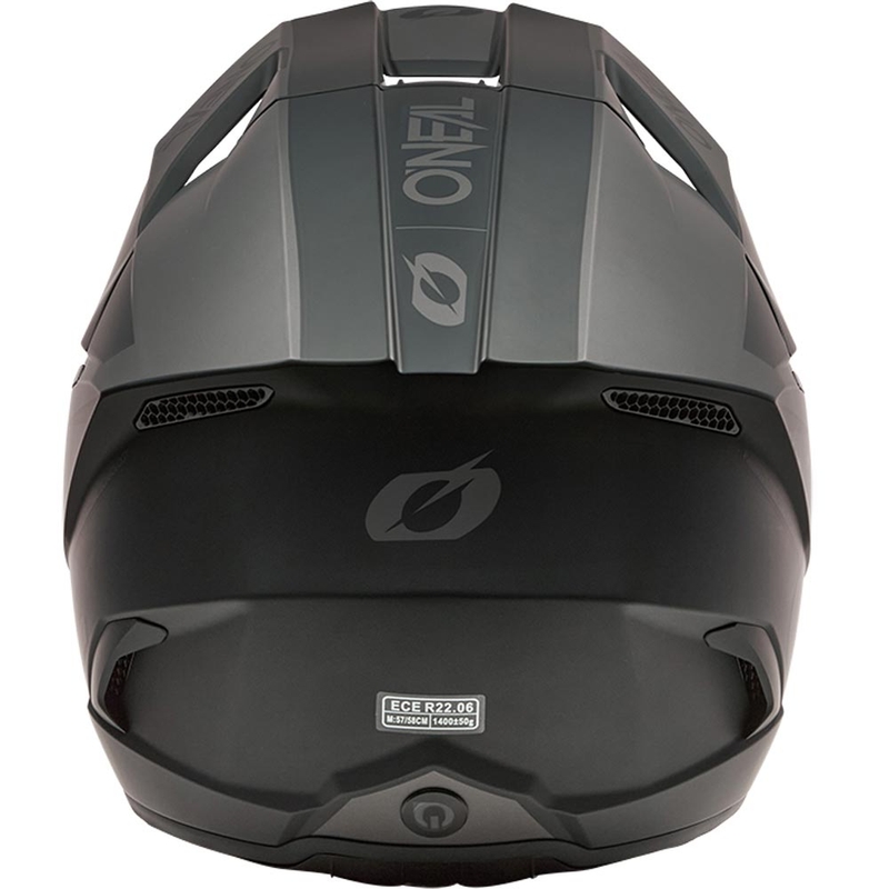 Cască motocross O´Neal 3SRS Solid negru mat-gri