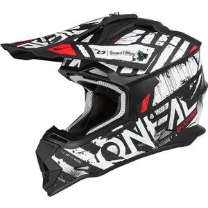 Cască motocross O´Neal 2SRS Glitch negru-alb
