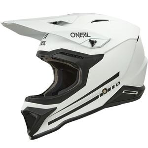 Cască motocross O'Neal 1SRS Solid alb mat