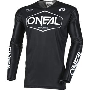 Tricou motocross O'Neal Mayhem Hexx negru-alb