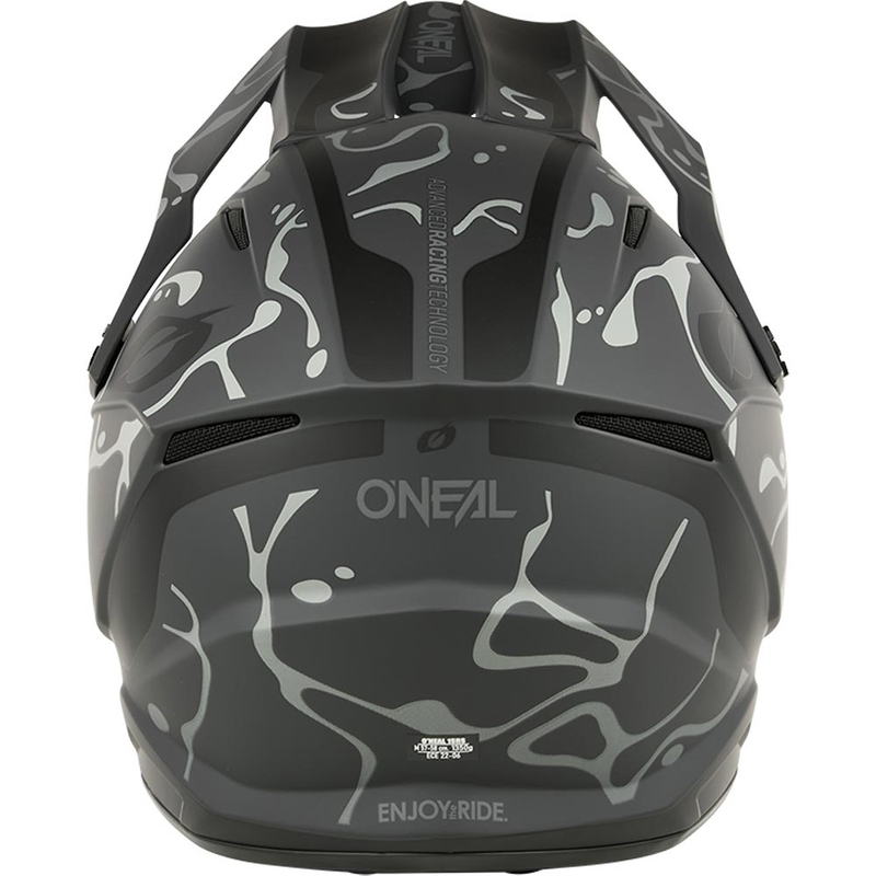 Cască motocross O´Neal 1SRS Splash negru mat-gri