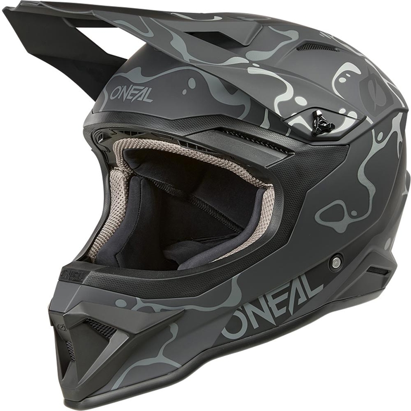Cască motocross O´Neal 1SRS Splash negru mat-gri