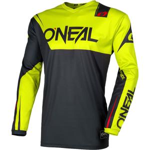 Tricou motocross O'Neal Element Racewear negru-galben