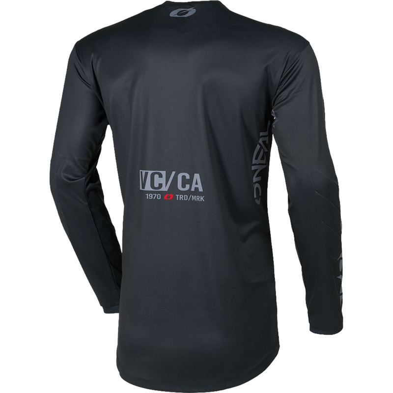 Tricou motocross O'Neal Element Brand negru-gri