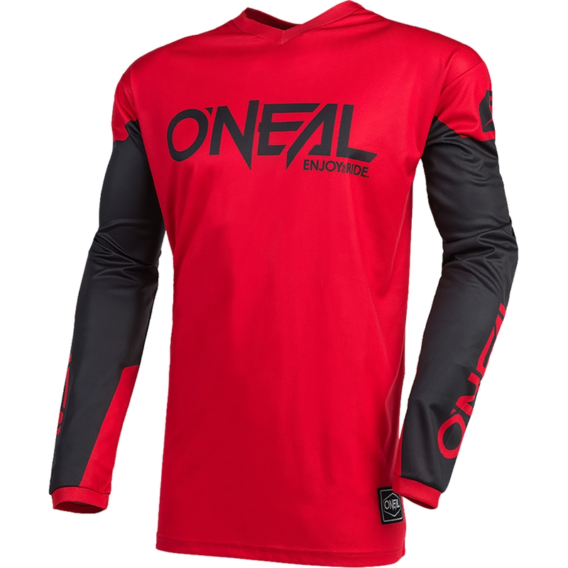 Tricou motocross O´Neal Element Threat roșu-negru