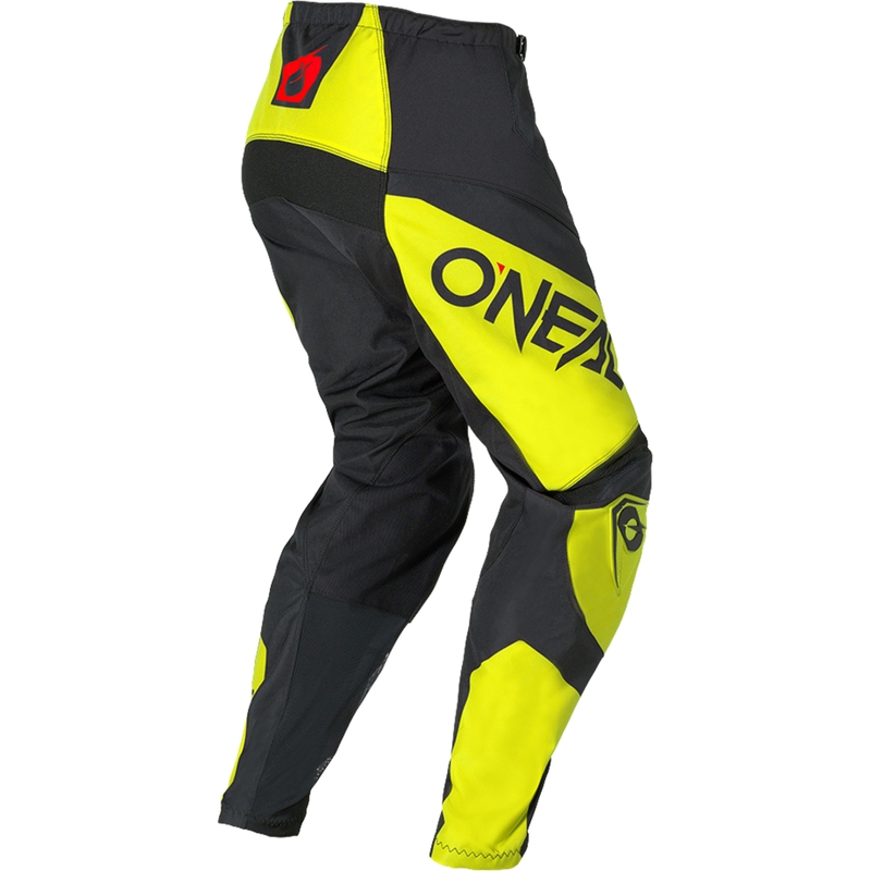 Pantaloni motocross O´Neal Element Racewear negru-galben fluo