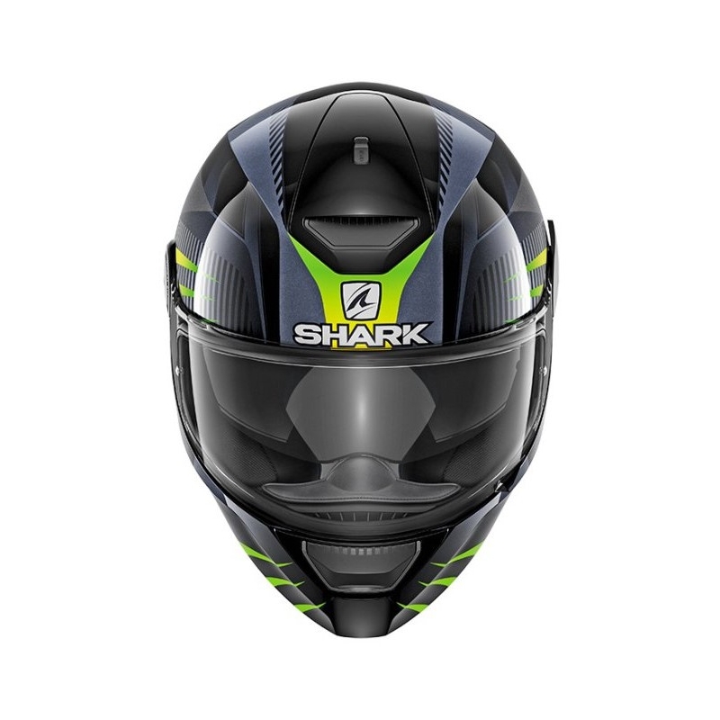 Cască integrală SHARK D-SKWAL Mercurium negru-gri-verde-fluo lichidare