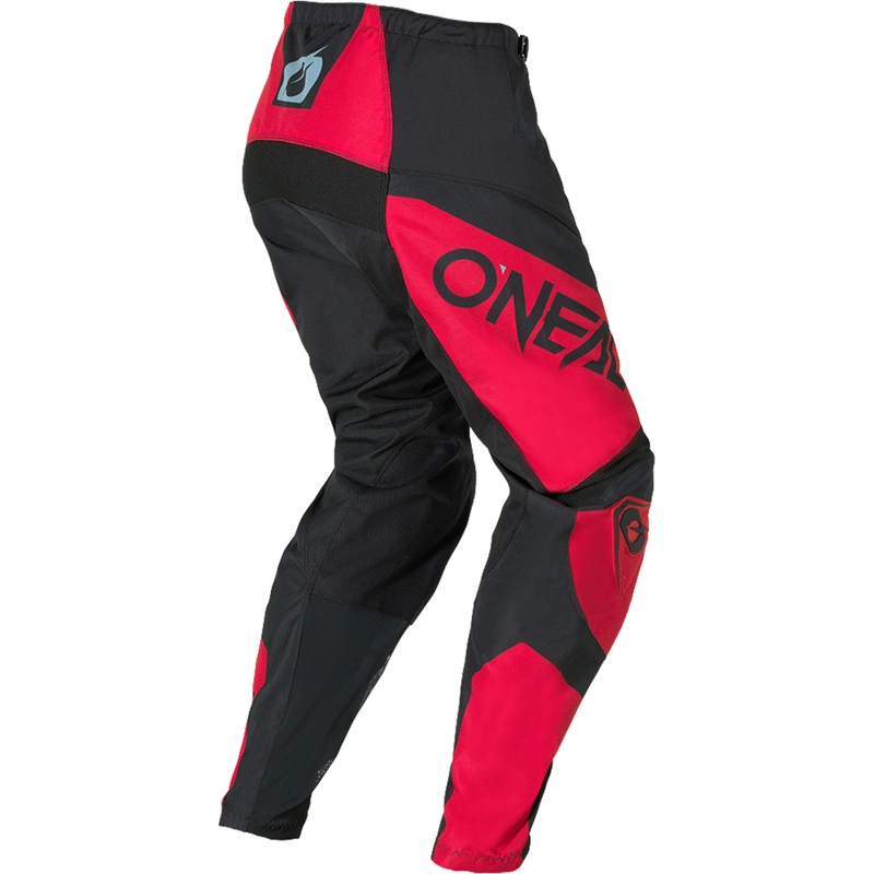 Pantaloni motocross O´Neal Element Racewear negru-roșu