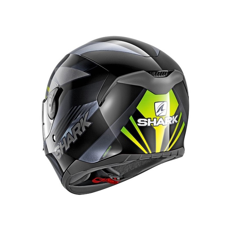 Cască integrală SHARK D-SKWAL Mercurium negru-gri-verde-fluo lichidare