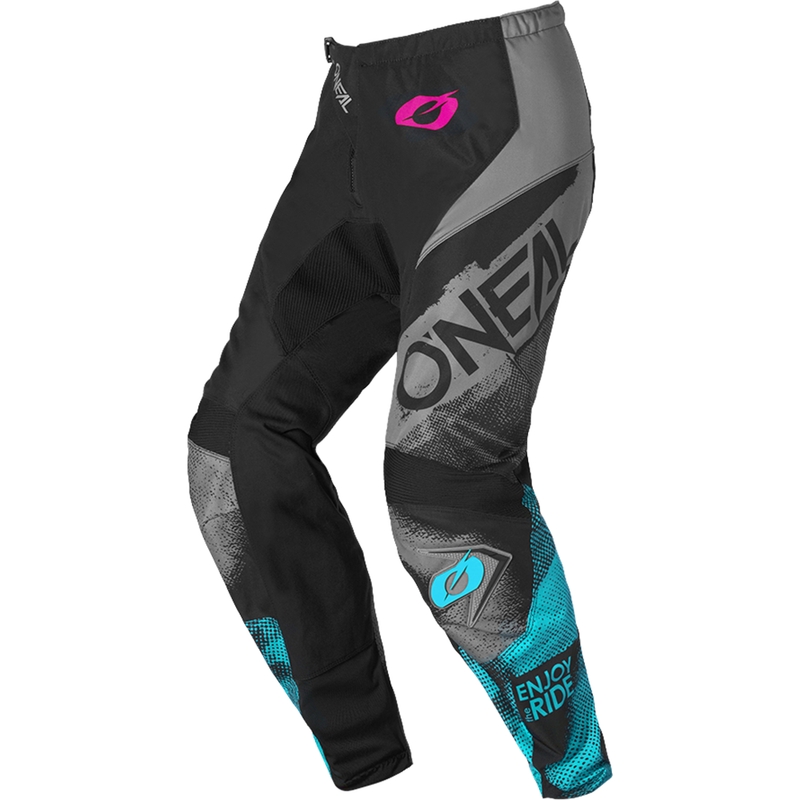 Pantaloni motocross pentru femei O´Neal Element Roller negru-albastru