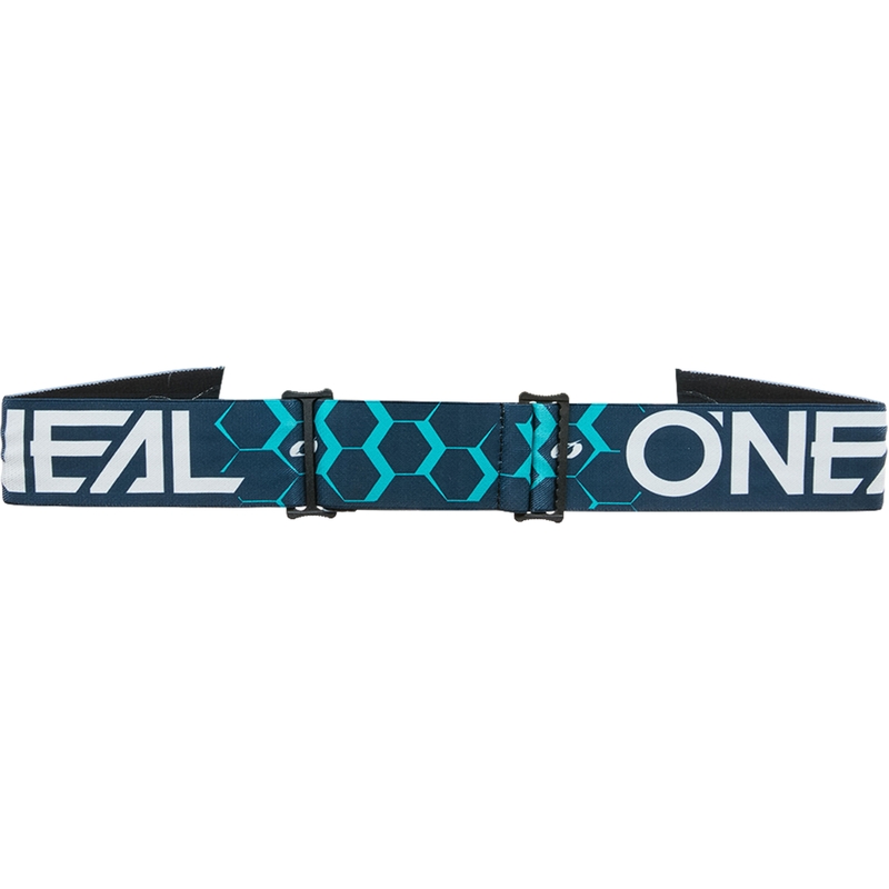 Ochelari motocross O´Neal B-33 Hexa albastru (plexiglas albastru iridiu)