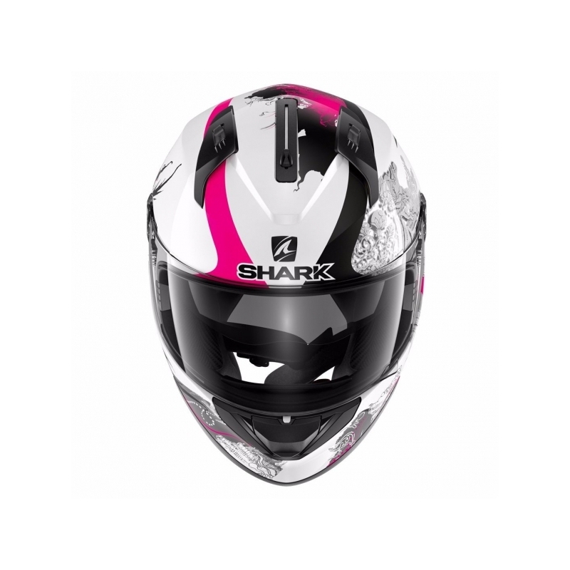 Cască integrală SHARK RIDILL 1.2 Spring alb-negru-roz