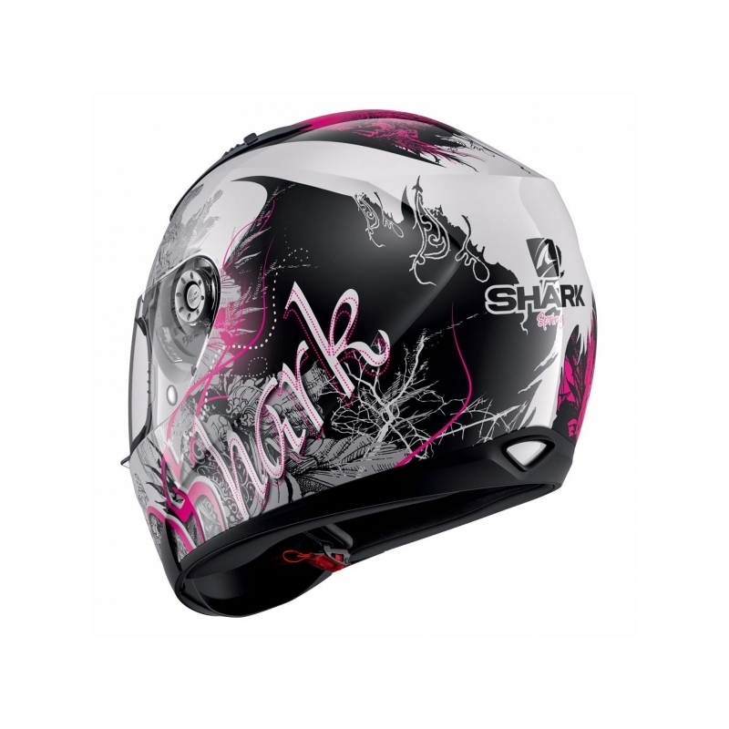Cască integrală SHARK RIDILL 1.2 Spring alb-negru-roz