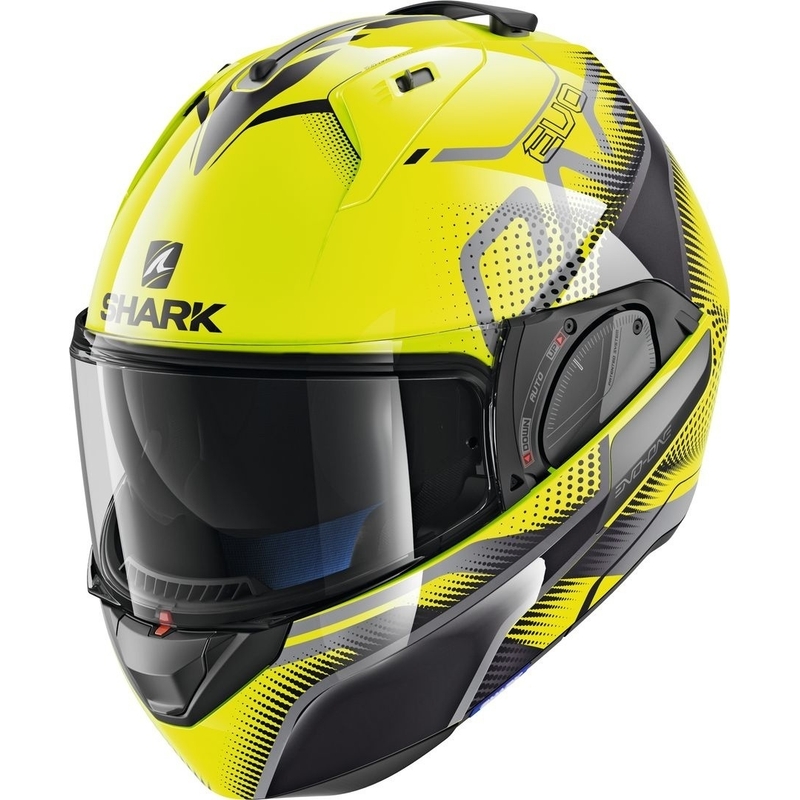 Cască pliantă SHARK EVO-ONE 2 Keenser galben-negru lichidare