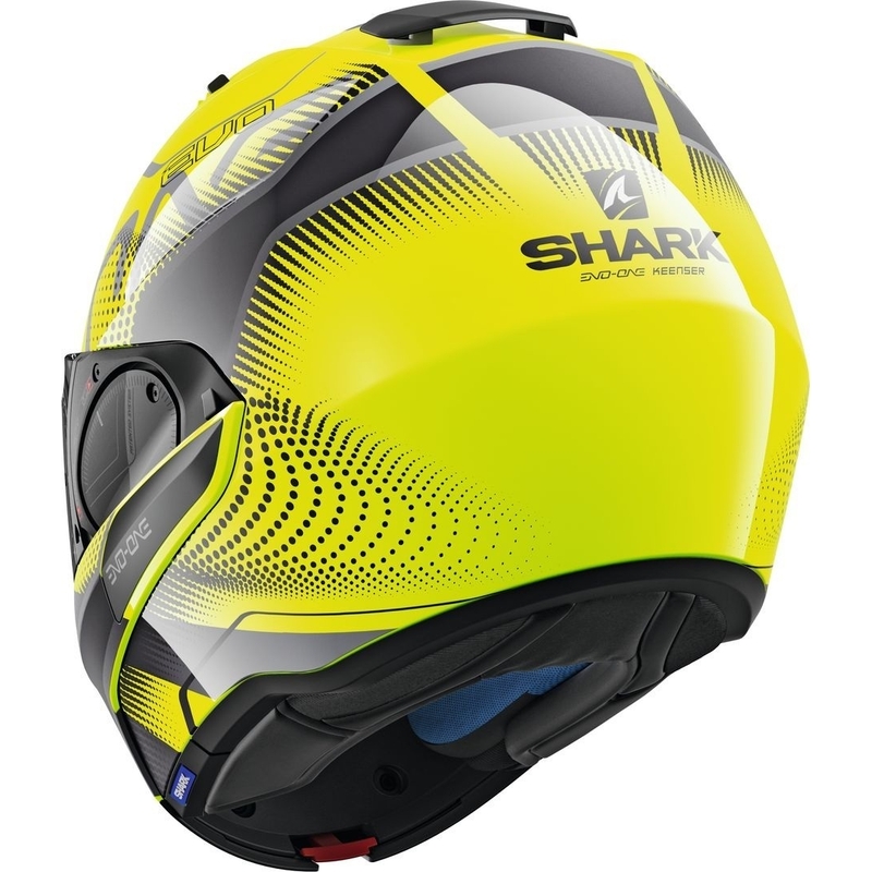 Cască pliantă SHARK EVO-ONE 2 Keenser galben-negru lichidare