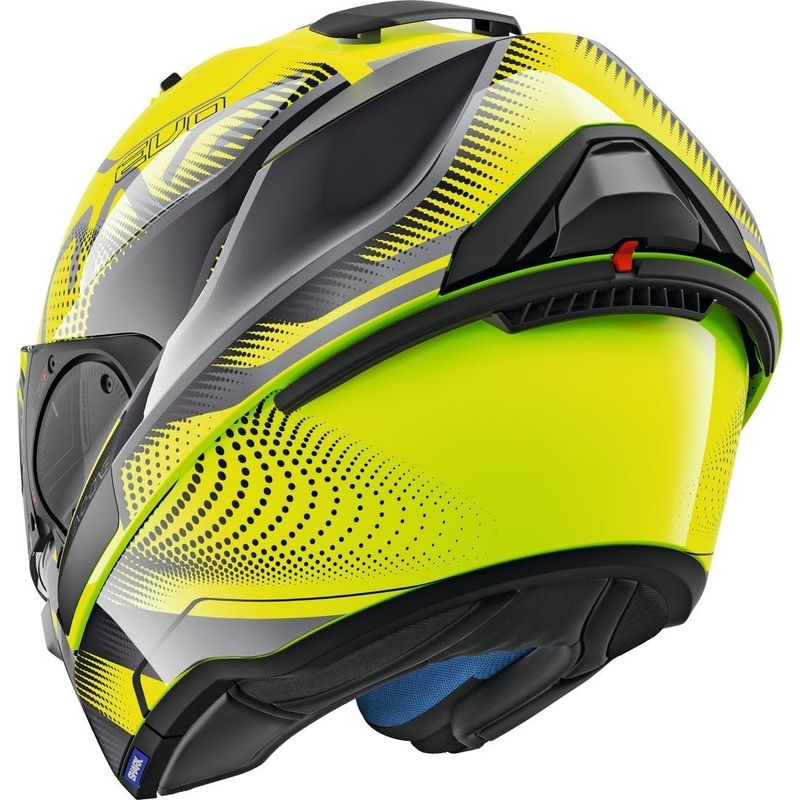 Cască pliantă SHARK EVO-ONE 2 Keenser galben-negru lichidare
