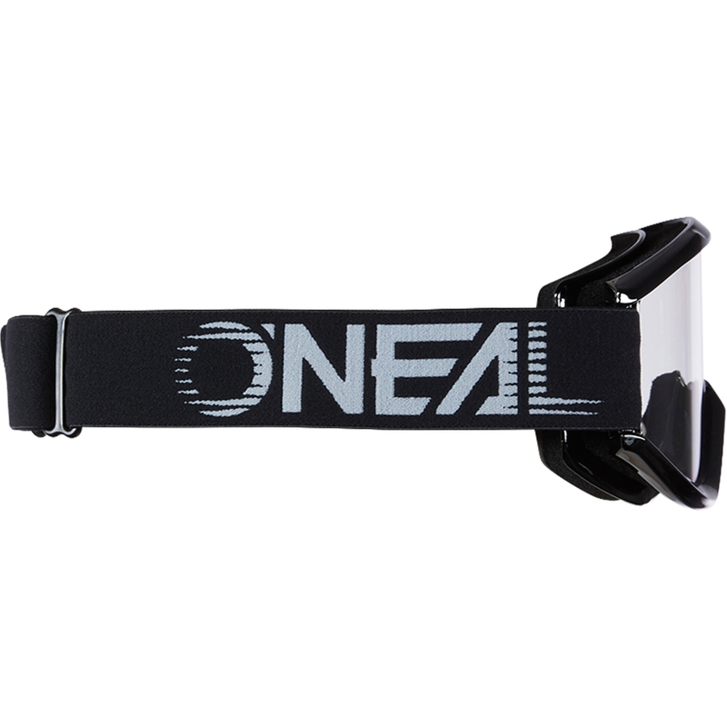 Ochelari motocross O´Neal B-Zero negri (plexiglas transparent)