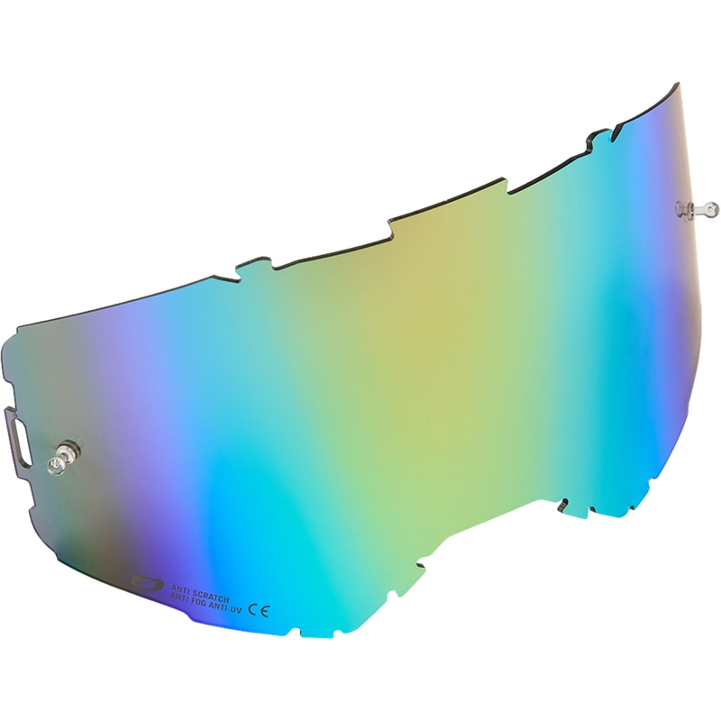 Plexiglas pentru ochelari motocross O´Neal B-22, B-33 iridiu auriu