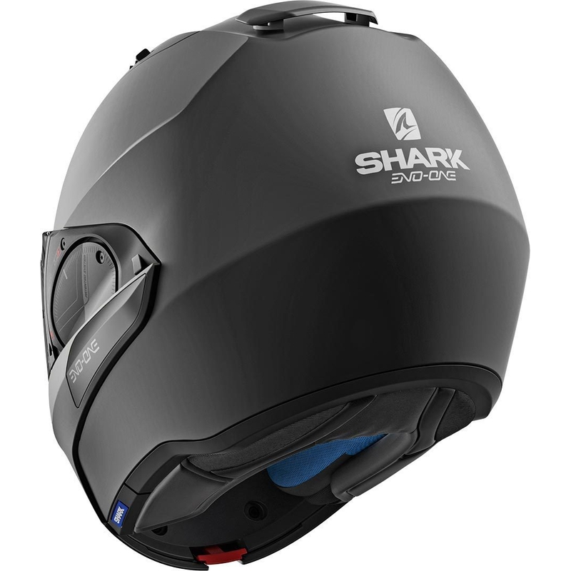 SHARK EVO-ONE 2 Blank Mat Black Matte Flip Helmet